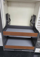 Lift Down System- Dark Grey, Walnut (WLT-24&28&32)