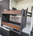 Lift Down System- Dark Grey, Walnut (WLT-24&28&32)