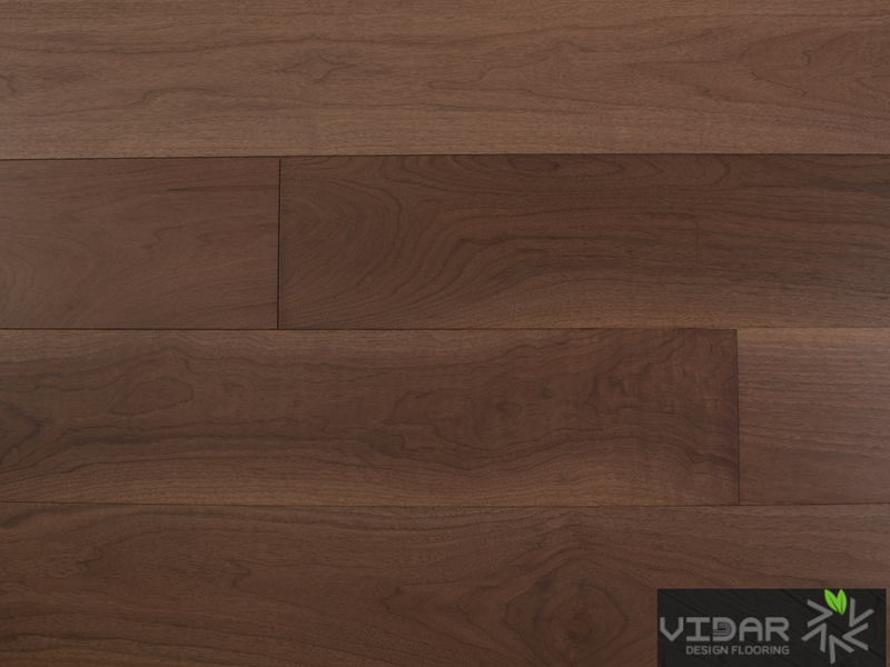 Vidar Design Flooring/ American Black Walnut 9'' WB /  3mm / Naked Walnut