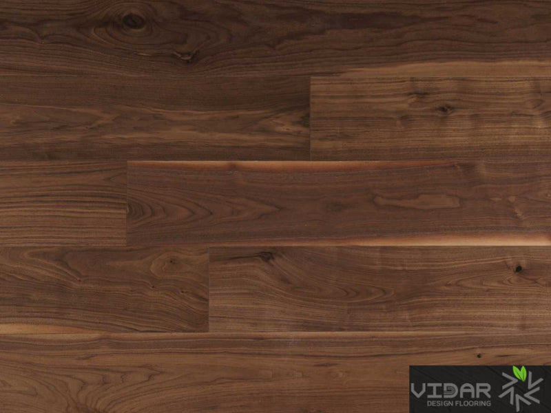 Vidar Design Flooring/ American Black Walnut 8'' WB /  3mm / Natural