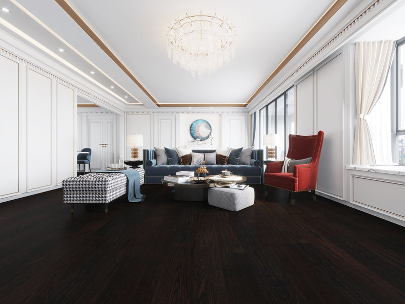 Vidar Design Flooring/American Oak  6''/Collection-Black Brown