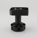 EUROFIT-Standard Cabinet Leg - Black - Plastic CL-T2A100/120/150