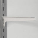 Chrome Metal Bracket Shelf Bracket For Glass Shelves and Supermarket Display (L/R)