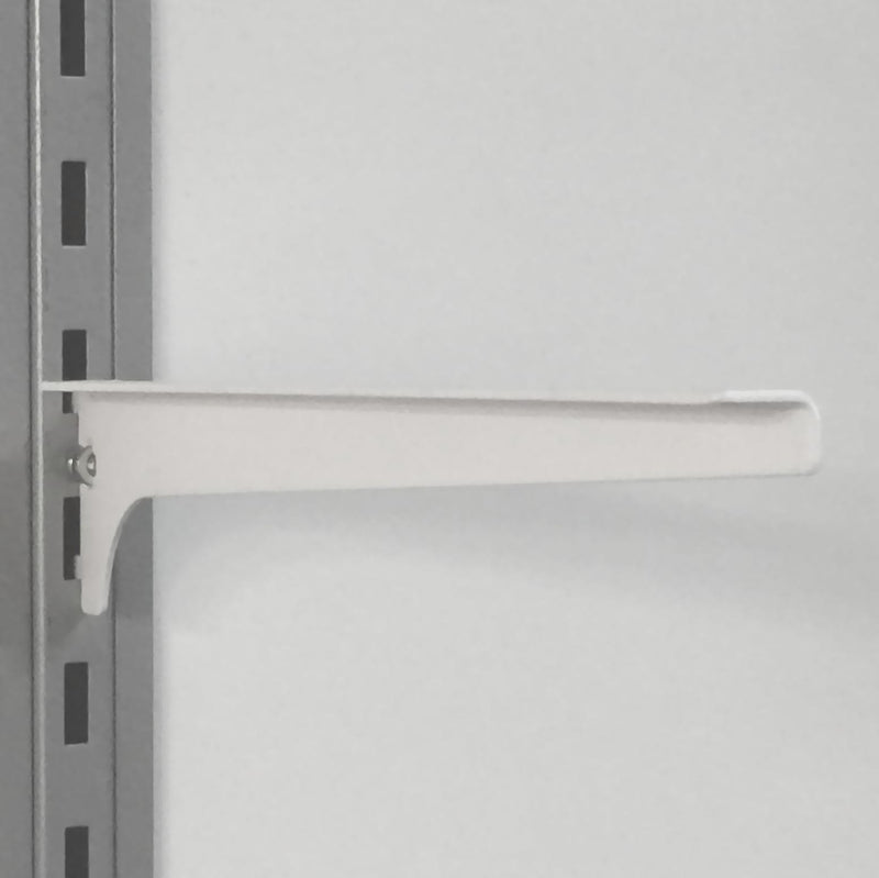 Chrome Metal Bracket Shelf Bracket For Glass Shelves and Supermarket Display (L/R)