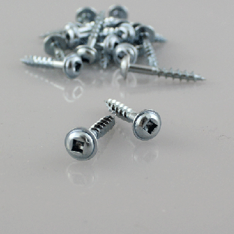#8 Round Washer Head, #2 Square, Type 17, with 4 Nibs Screw