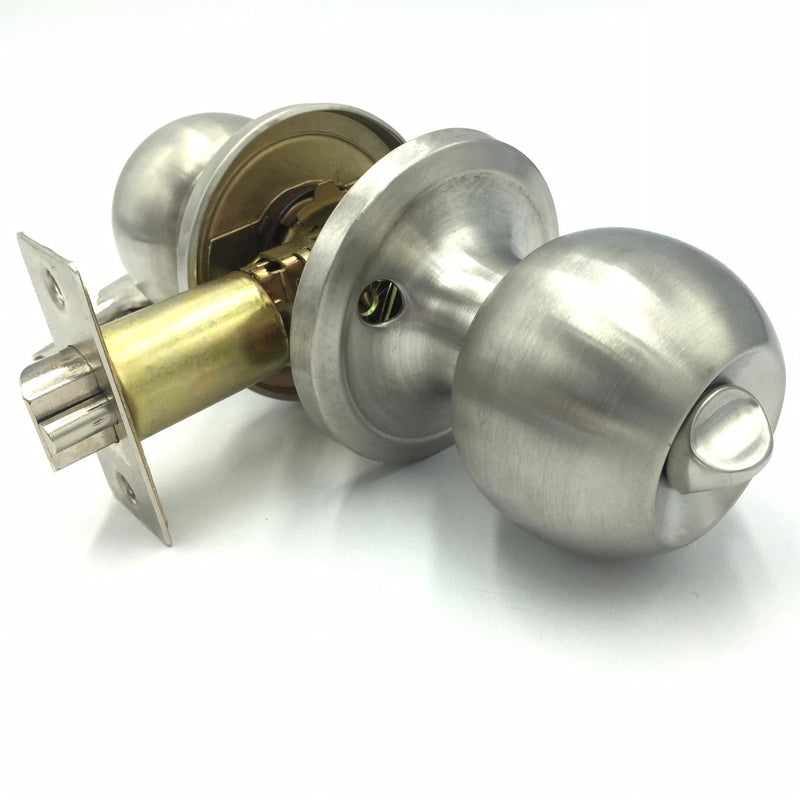 Stainless Steel Door Lock Handle-Knobs Lockset  With Key Locking