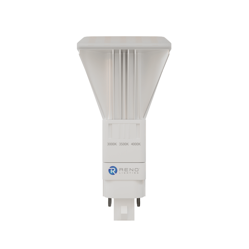 RENO Lighting: LED 4 Pin Vertical PL Direct Fit Lamp 11W-1100LM G24Q Multi CCT
