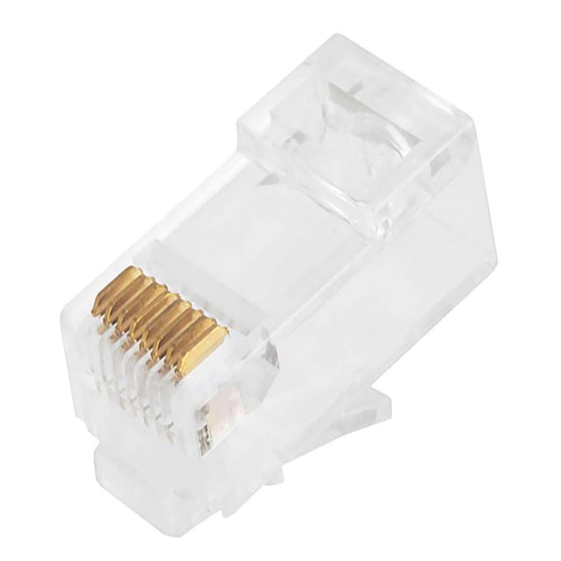 Monoprice 8P8C RJ45 Plug with Inserts for Solid Cat6 Ethernet Cable (PID 7266)