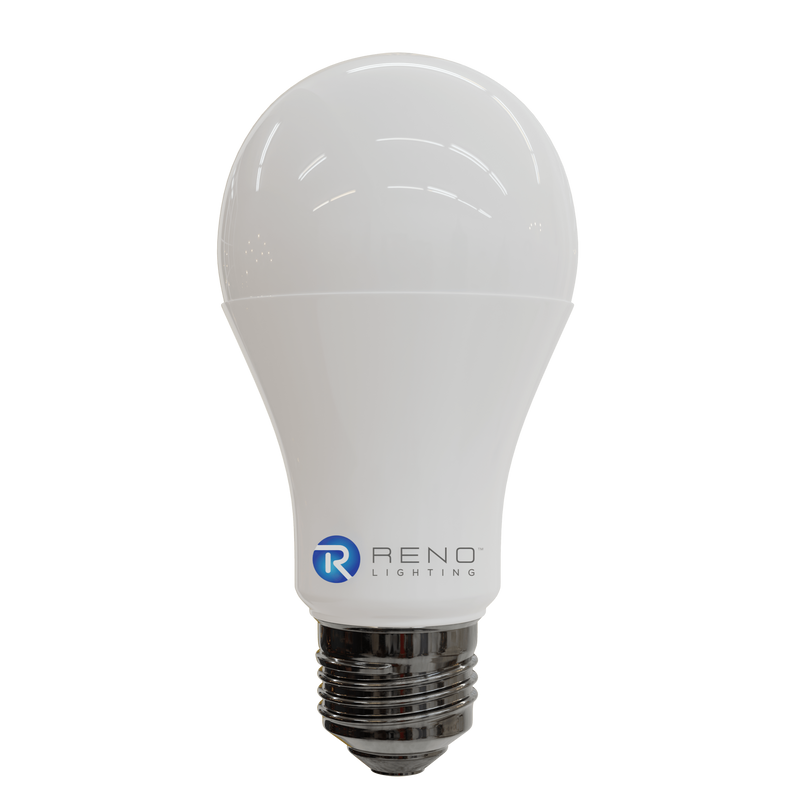 RENO Lighting: LED A19 Omni-directional 5.5W-450LM 25000Hour Dimmable 3000K/4000K/5000K