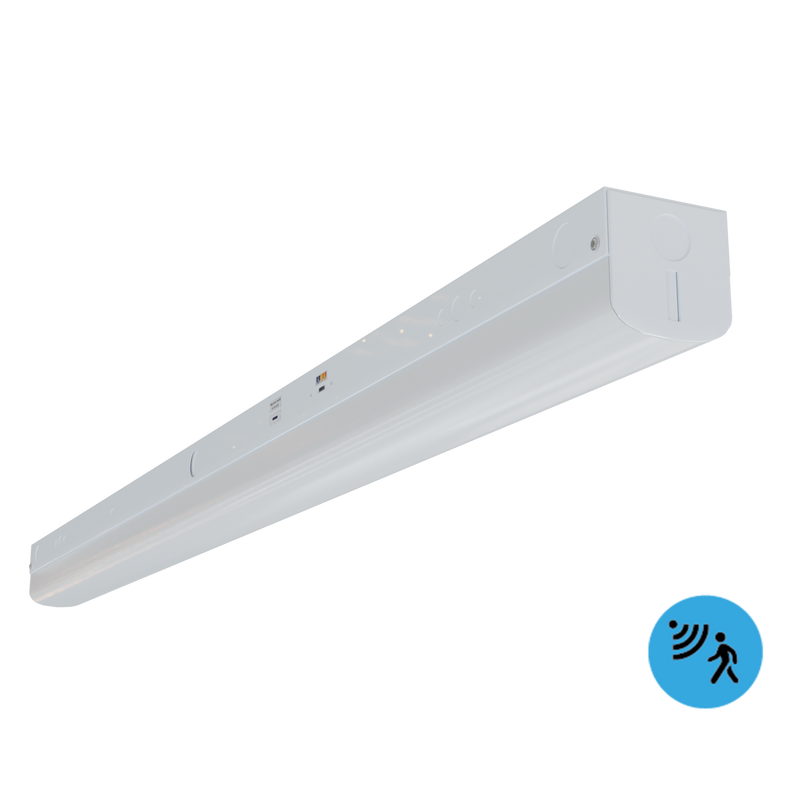 RENO Lighting: LED Linear Strip With Built-in Sensor 4000K/5000K Multi CCT with integrated MCCT and Multi-Wattage Technology (2 Size Available)