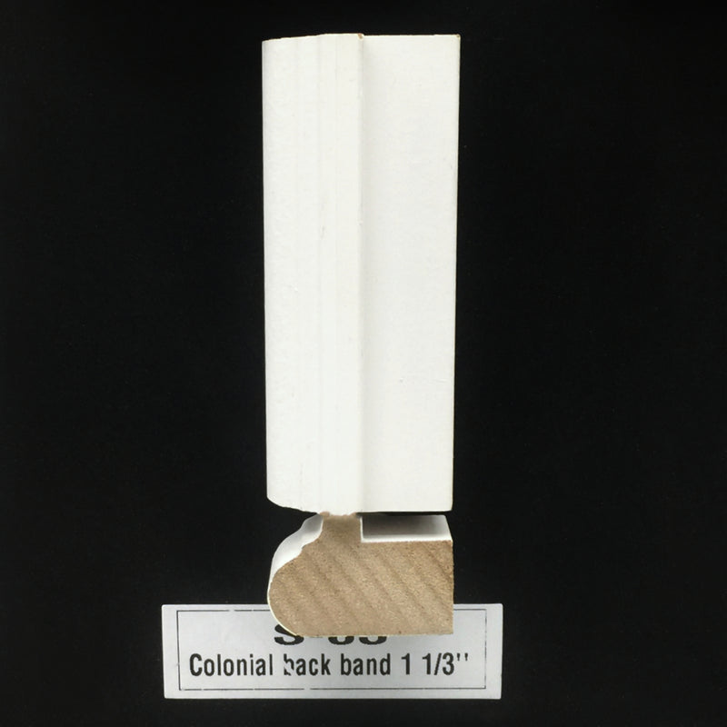 Molding: S-03 Colonial Back Band 1-1/3"
