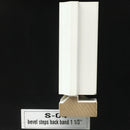 Molding: S-04 Bevel Step Back Band 1-1/3"