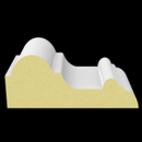 Molding: S-01 Colonial Chair Rail 3-1/4"