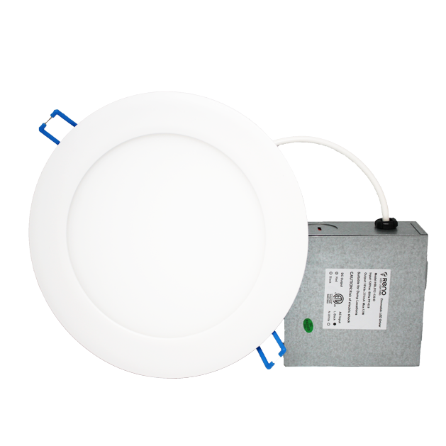 RENO Lighting: RENO-6-S12W-MCCT-WH/ LED LED Disc Recessed Potlight 6″ 12W, 3000K/4000K/5000K(Multi CCT)