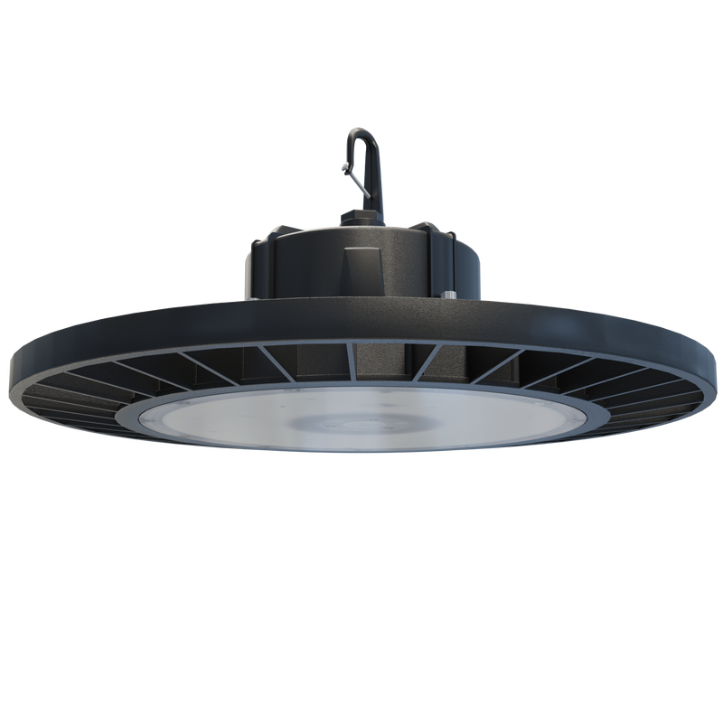 RENO Lighting: LED UFO HighBay  120-347V Selectable Wattage – 80/100/120/160W Multi-CCT
