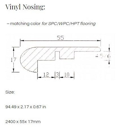 SPC Molding (8 feets long /Piece)