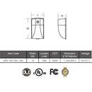 Square Wall Pack (WP3-15W-40K-120)