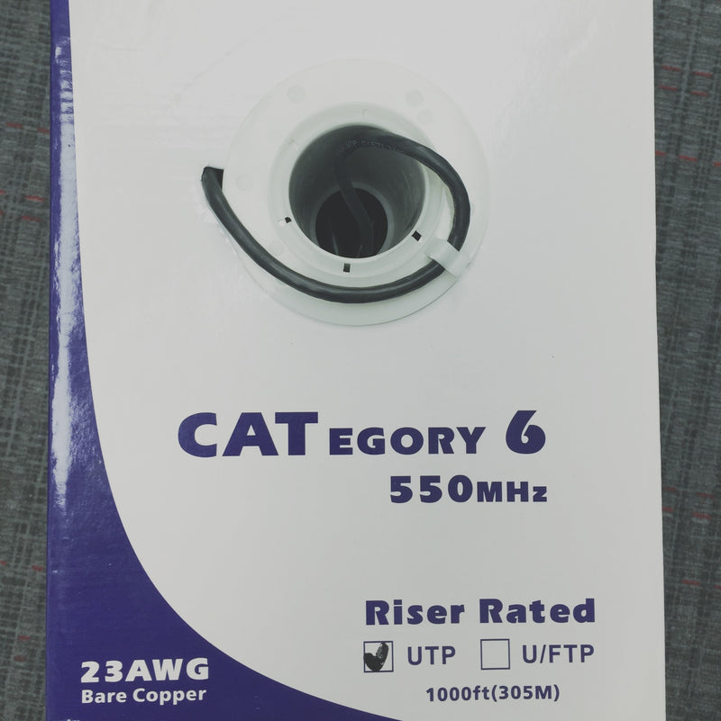 Category 6 Network Cable (White/Black)