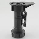 EUROFIT-Standard Cabinet Leg - Black - Plastic CL-T2A100/120/150