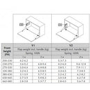 Kinvaro D-M Flap Stay with Pull Cable - Night F053139669+F053139662