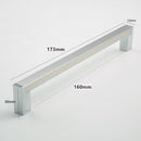 H-62204 BSS  Satin Nickel with Chrome Ends Handle (5 Size Available)