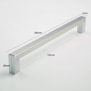 H-62204 BSS  Satin Nickel with Chrome Ends Handle (5 Size Available)