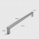 H-62501 BSS Satin Nickel Finished Handle (4 Size Available)