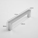 H-62204 BSS  Satin Nickel with Chrome Ends Handle (5 Size Available)