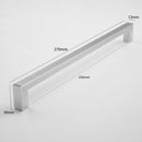 H-62204 BSS  Satin Nickel with Chrome Ends Handle (5 Size Available)