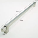 H-63119 BSS Satin Nickel Finished Handle  (5 Size Available)