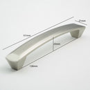 H-61710-128 Satin Nickel/ Rose Gold Finished Handle