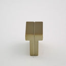 K-61711  Knob -  (L35 x W20 x H27mm) Satin Nickel/Rose Gold Finished