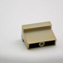 K-61711  Knob -  (L35 x W20 x H27mm) Satin Nickel/Rose Gold Finished