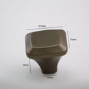 K-62861 /  Knob / Satin Nickel/ Honey Brown Finished