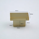 K-61705 Knob (L37 x W25 x H22mm) Satin Nickel/Rose Gold Finished