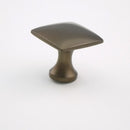 K-62231BSS Knob - Satin Nickel/Honey Brown Finished (L34 x W34 x H32mm)