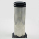 Cabinet Leg - Square/ Round - H6"-6.5" - Metal - Chrome