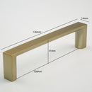 EUROFIT Handle /H-022 SB Expression - Rose Gold  (4 Size Available)