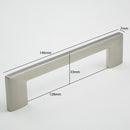 H-62356/ 128mm / BSS Satin Nickel Finished Handle