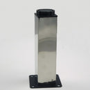 Cabinet Leg - Square/ Round - H6"-6.5" - Metal - Chrome