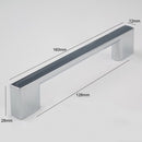 H-65355 / 128mm Handle / Chrome  /Gold