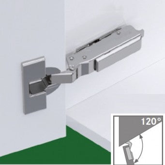 TIOMOS 120°/-30° Soft Close full overlay Screw fixing Hinge (F028138556)