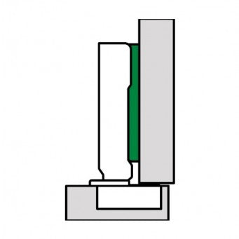 TIOMOS 95° Soft Close overlay Hinge - door up to 28mm (F028138568)