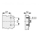 NEXIS 1-Part Cross Mounting Plate, 2-point fixing (F060073145)