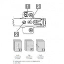 NEXIS Click-on 110° full overlay Hinge (F015072632)