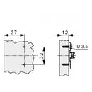 NEXIS 2D Cross Mounting Plate, 2-point fixing (F061073253)