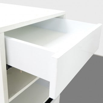 FIT-BOX Slim Wall Soft Close Drawer H118mm White SL-118 W (4 Size Available)