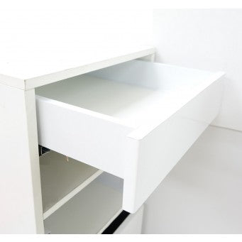FIT-BOX Slim Wall Soft Close Drawer H86mm White SL-86 W (3 Size Available)