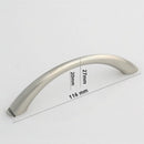 H-001-96BSS Bow-Pull - Satin Nickel Finished Handle - overall 4½"