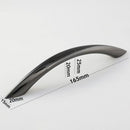 H-009-128 Arch - Black Nickel/ Satin Nickel Finished Handle -overall 6½"